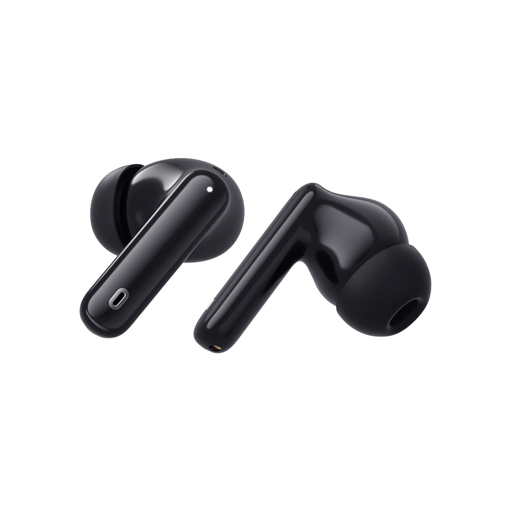 Handsfree Bluetooth Techsuit CW3 WaveBeat 100, TWS, ANC, Musta