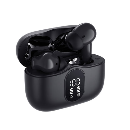 Handsfree Bluetooth Techsuit CW3 WaveBeat 100, TWS, ANC, Musta
