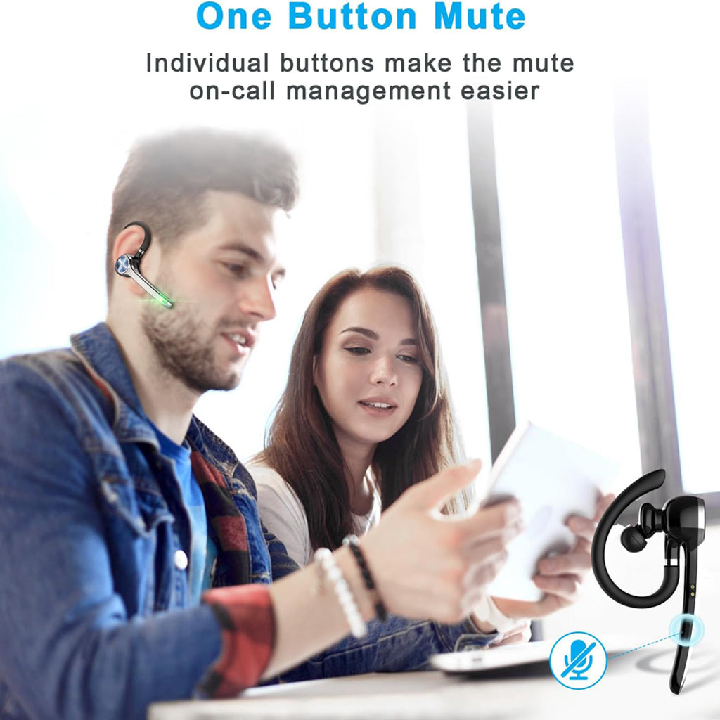 Techsuit Hearyo A6L Bluetooth Call Center -kuuloke, musta