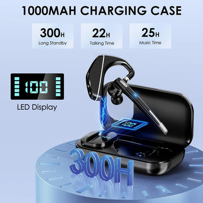 Techsuit Hearyo A6L Bluetooth Call Center -kuuloke, musta