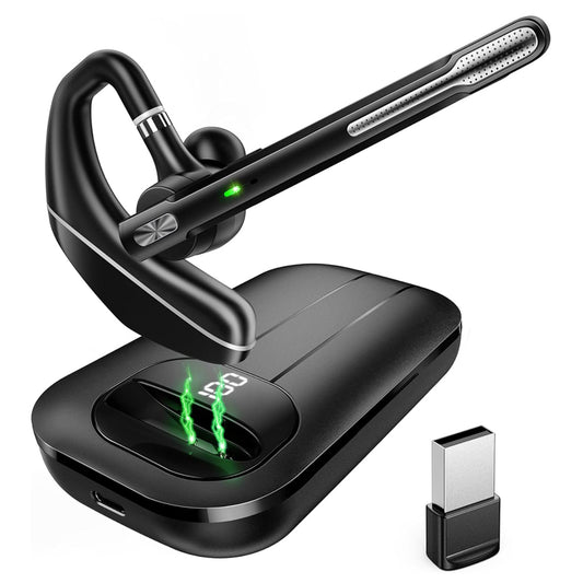 Techsuit Hearyo A6L Bluetooth Call Center -kuuloke, musta