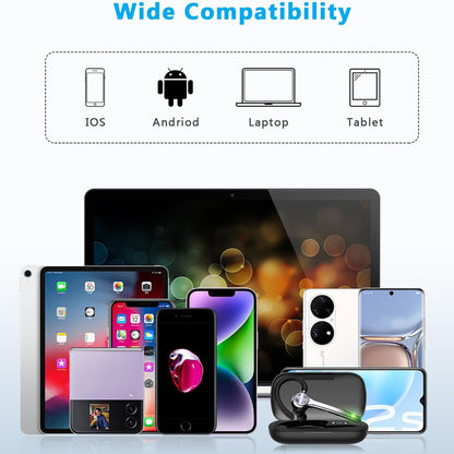 Techsuit Hearyo A6L Bluetooth Call Center -kuuloke, musta
