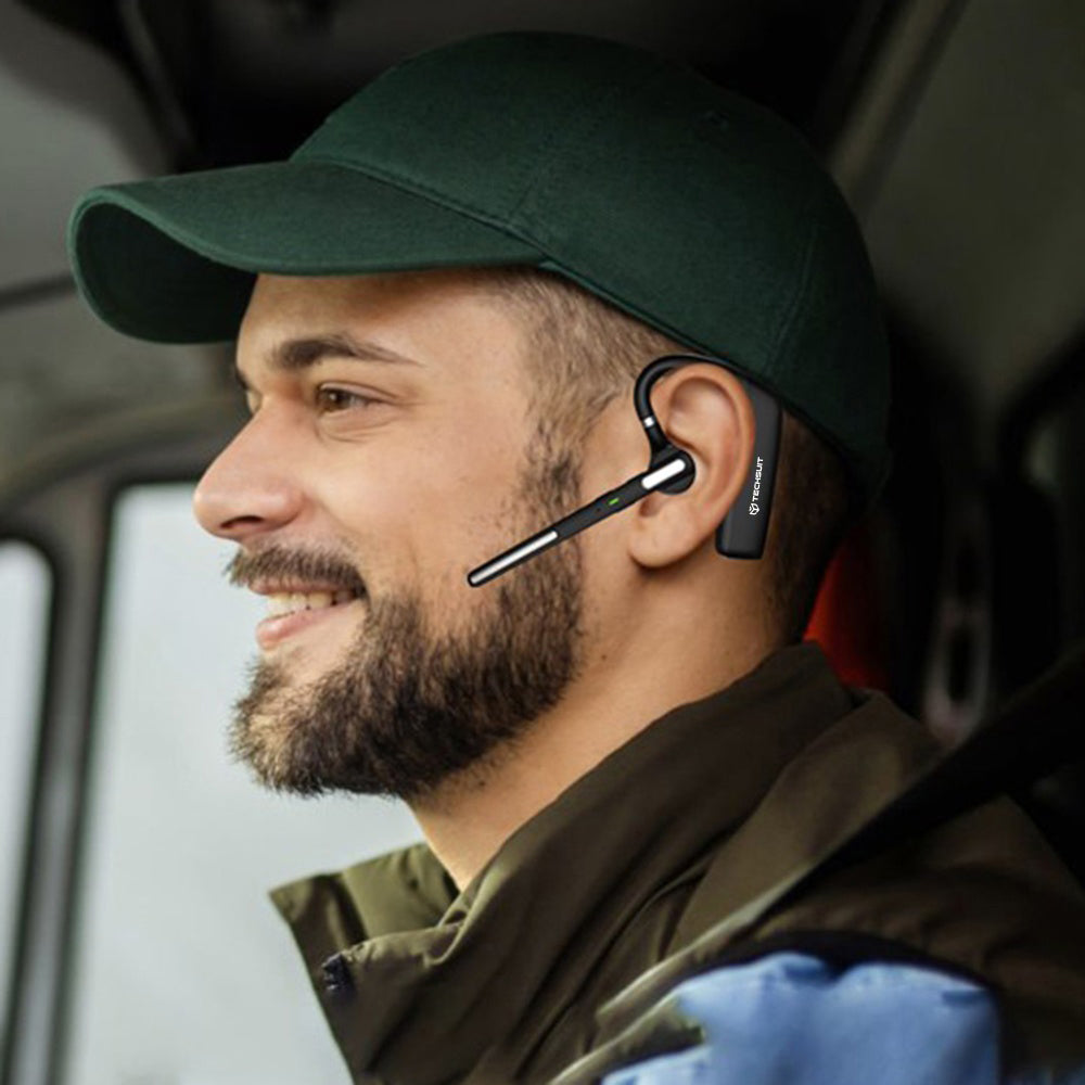 Handsfree Bluetooth Techsuit PowerTalks G6, MultiPoint, A2DP, Musta