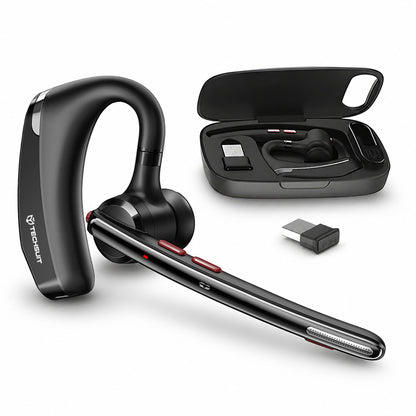 Call Center Bluetooth-kuuloke Techsuit SoundForce Pro G10, A2DP, Musta