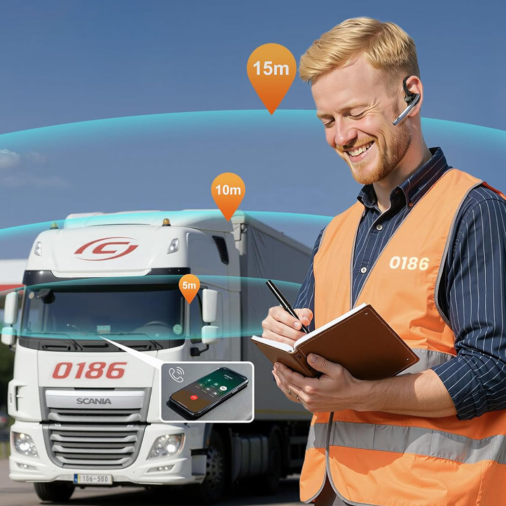 Handsfree Bluetooth Techsuit Vocelis Pro CB4, A2DP, Sininen