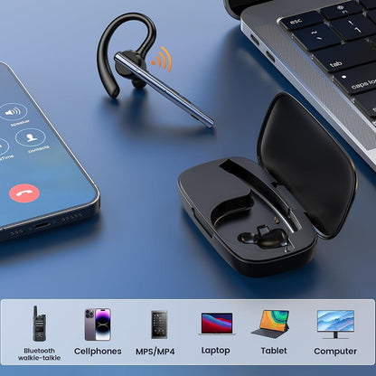 Handsfree Bluetooth Techsuit Vocelis Pro CB4, A2DP, Sininen