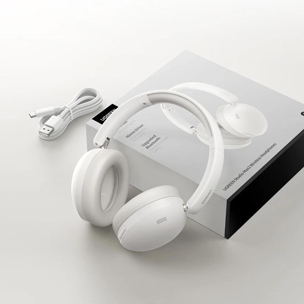 Handsfree Bluetooth UGREEN HiTune Max 2 HP205, MultiPoint, A2DP, ANC, Musta