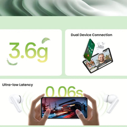 Handsfree Bluetooth UGREEN HiTune P3 WS207, TWS, MultiPoint, Valkoinen