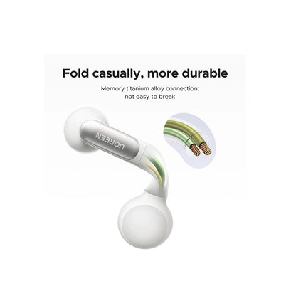 Handsfree Bluetooth UGREEN HiTune S5 True WS210, TWS, Valkoinen