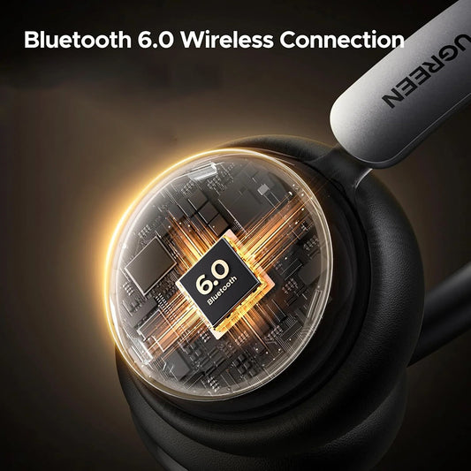 Handsfree Bluetooth UGREEN HiTune Studio Plus HP207, A2DP, ANC, Beige