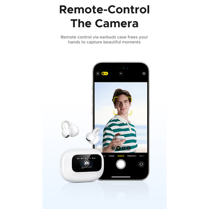 Handsfree Bluetooth UGREEN S6 ClipBuds Magic WS208, TWS, Valkoinen