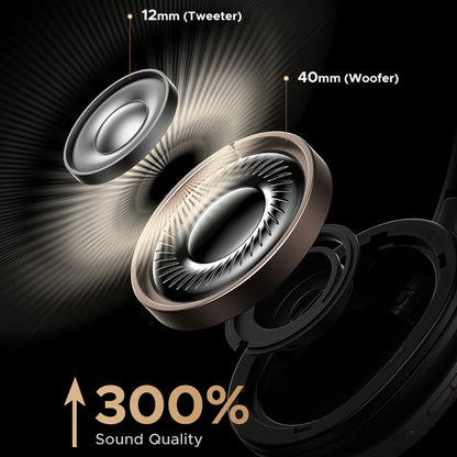 Handsfree Bluetooth UGREEN Studio Pro HP206, A2DP, ANC, Musta
