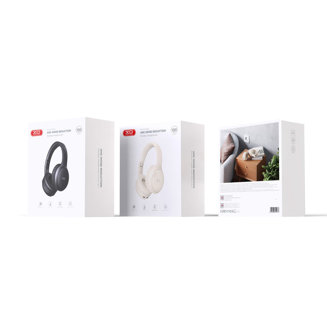 Bluetooth handsfree XO Design BE41, A2DP, ANC, valkoinen 