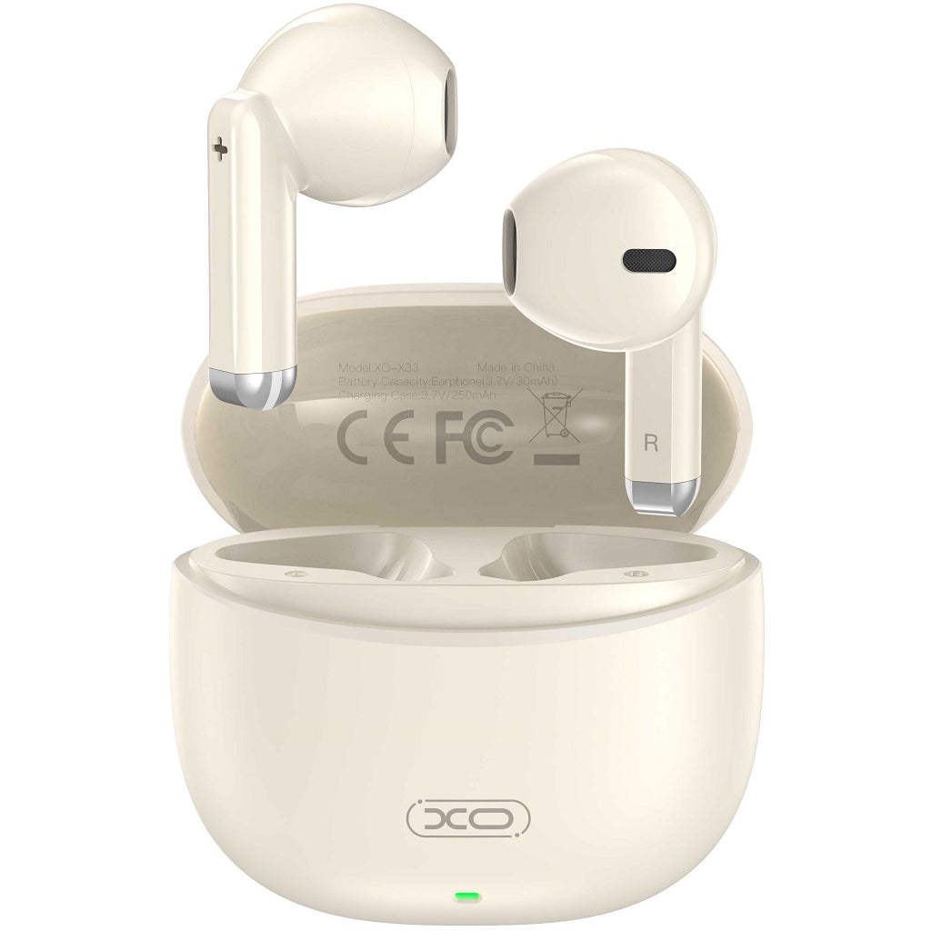 Bluetooth Handsfree XO Design X33, TWS, Beige 