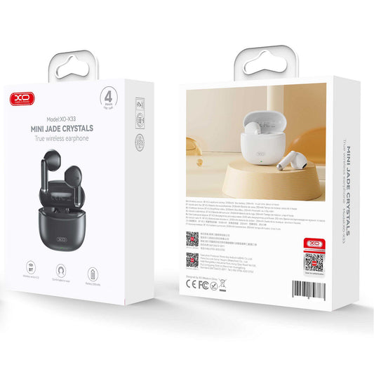 Bluetooth Bluetooth Bluetooth XO Design X33, TWS, musta 