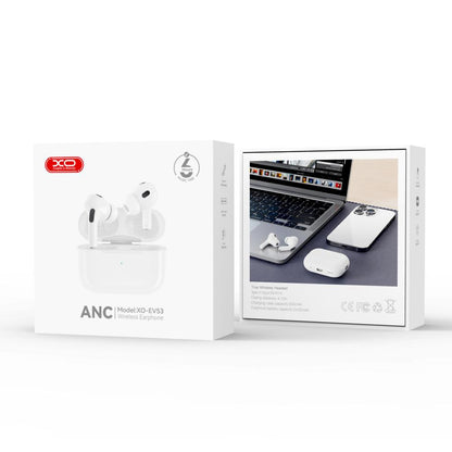 Handsfree Bluetooth XO Design EV53, TWS, ANC, Valkoinen