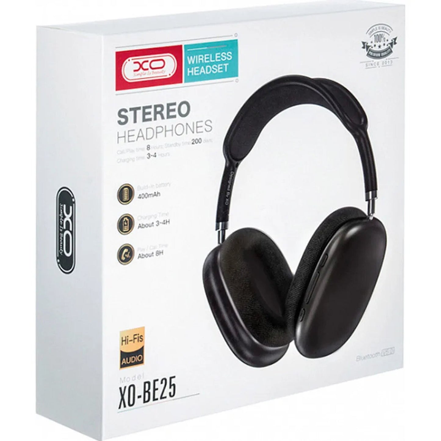 Handsfree Bluetooth XO Design BE25, A2DP, Musta