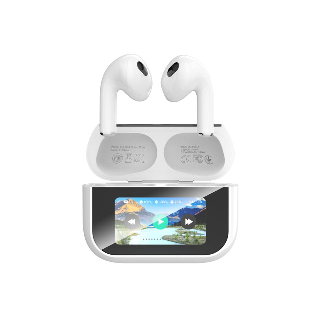 Handsfree Bluetooth XO Design X47 4. sukupolvi, TWS, Valkoinen