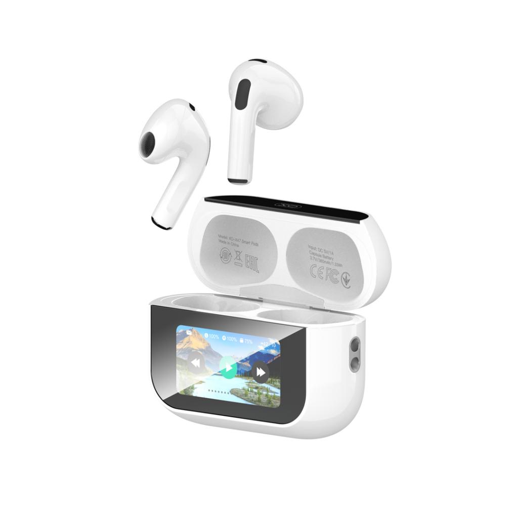 Handsfree Bluetooth XO Design X47 4. sukupolvi, TWS, Valkoinen