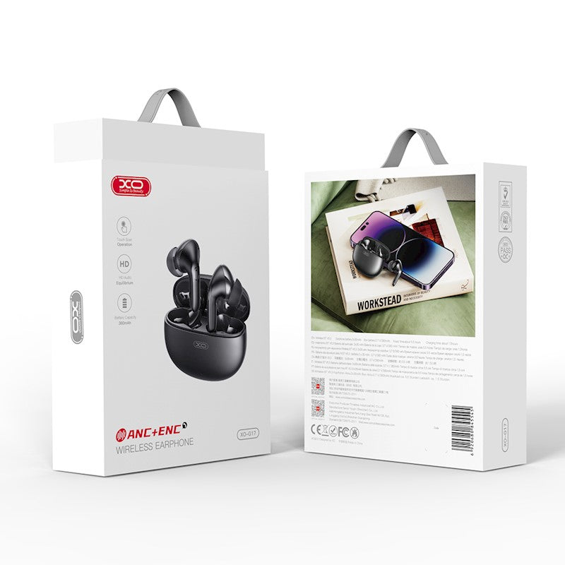 Handsfree Bluetooth XO Design G17, TWS, ANC, Black 