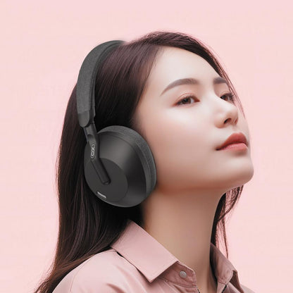 Handsfree Bluetooth XO Design BE49 Qiyue, A2DP, ANC, Musta