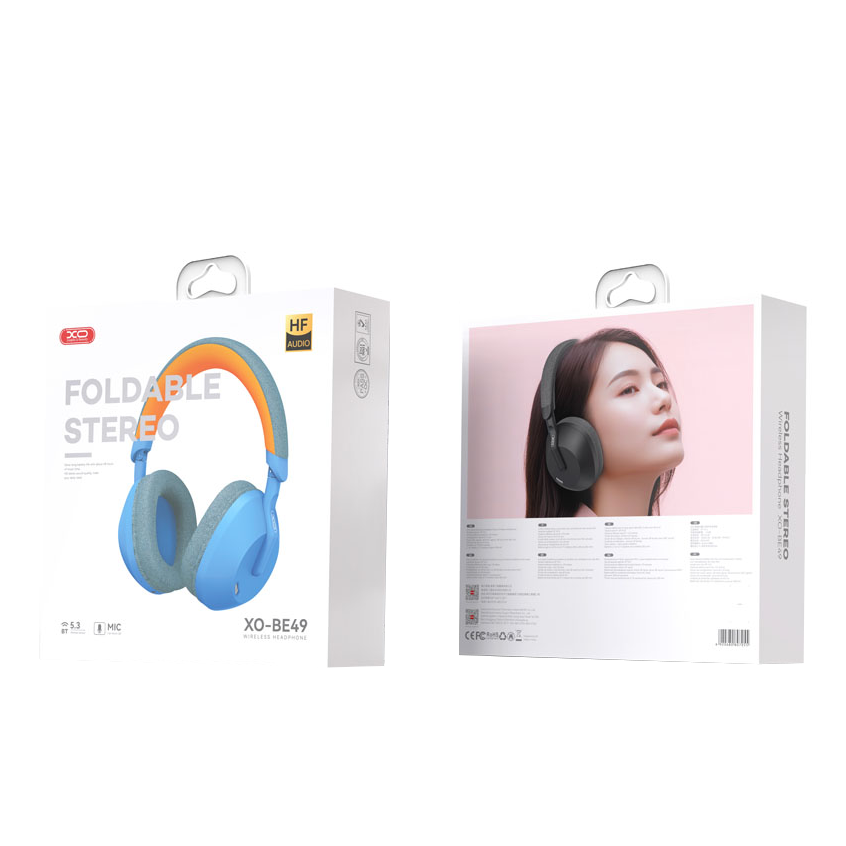 Bluetooth-käsivapaa XO Design BE49 Qiyue, A2DP, ANC, Sininen