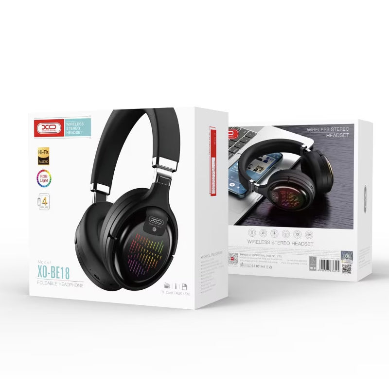 Handsfree Bluetooth XO Design BE18 Glare, A2DP, Musta