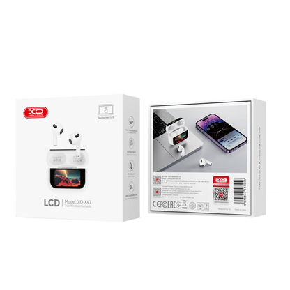 Handsfree Bluetooth XO Design X47 4. sukupolvi, TWS, Valkoinen