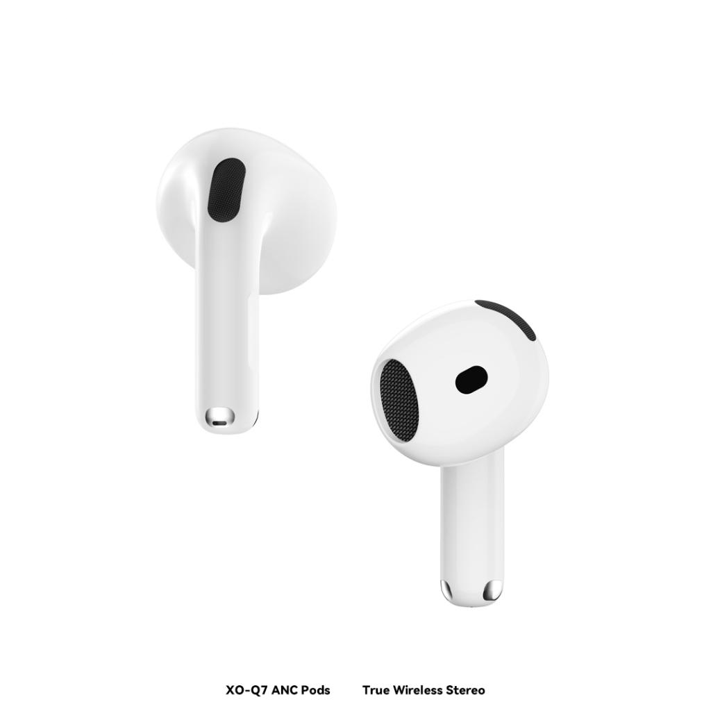 Handsfree Bluetooth XO Design Q7 Pods, TWS, ANC, Valkoinen