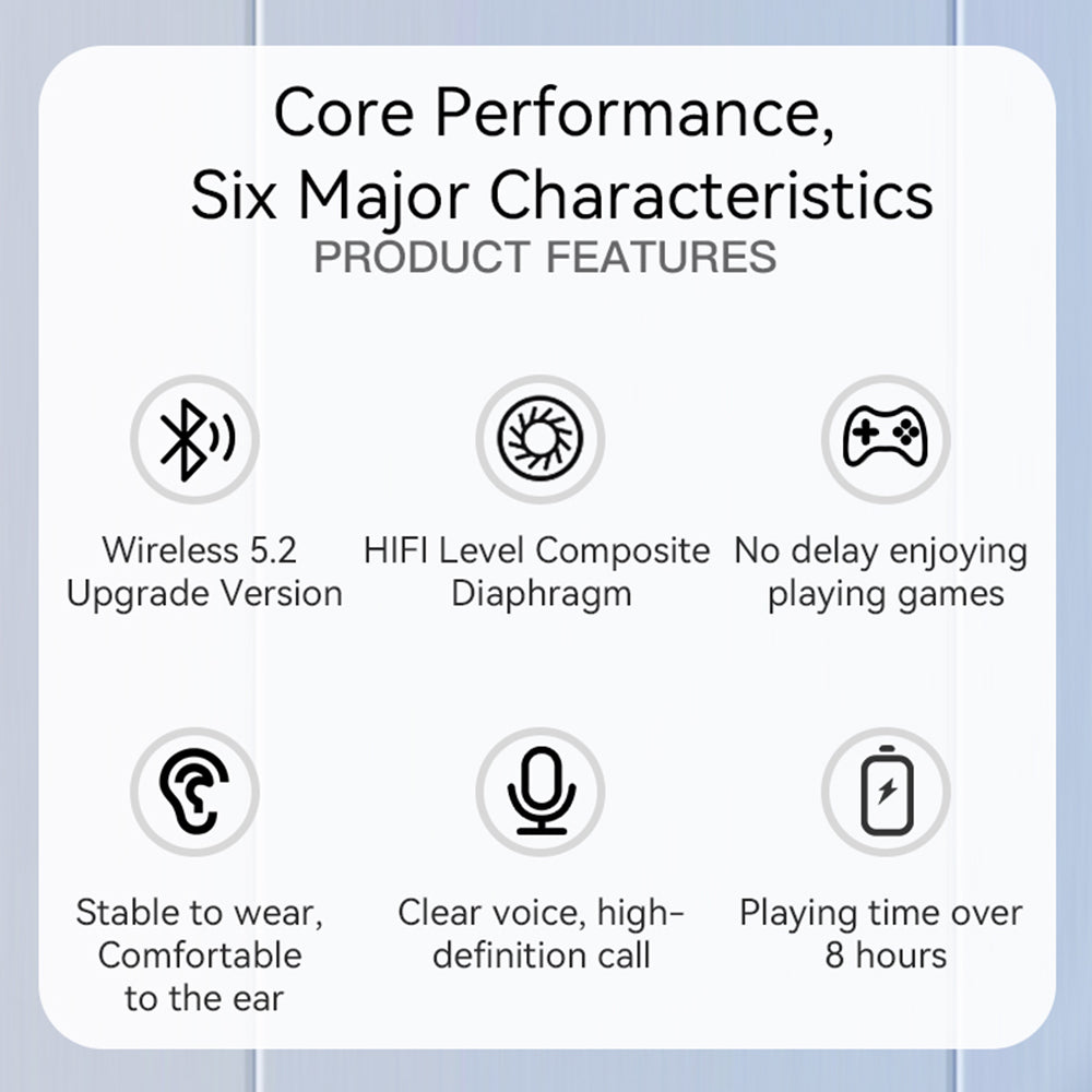 Handsfree Bluetooth Yesido EP05, A2DP, ANC, Musta