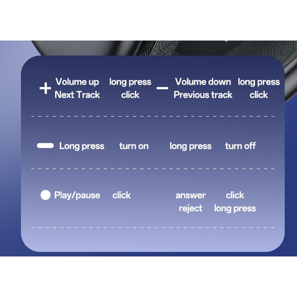 Handsfree Bluetooth Yesido EP10, A2DP, Black