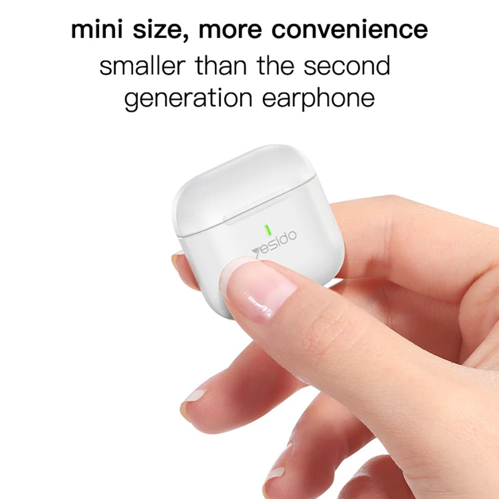 Handsfree Bluetooth Yesido TWS17, TWS, Valkoinen