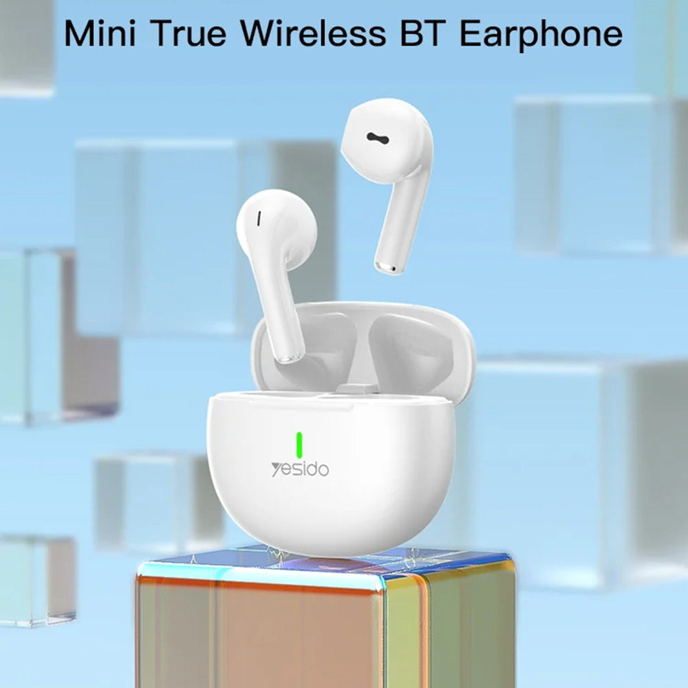 Handsfree Bluetooth Yesido TWS18, TWS, Valkoinen