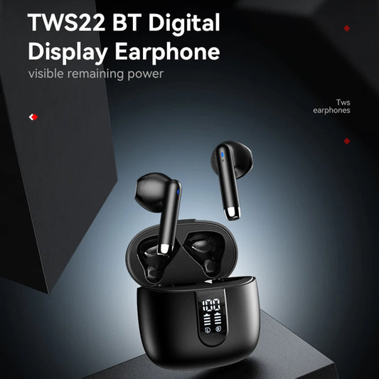 Handsfree Bluetooth Yesido TWS22, TWS, Musta