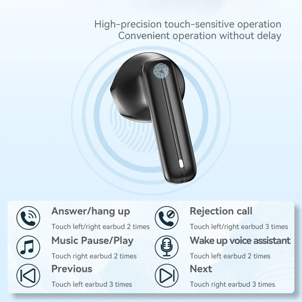 Handsfree Bluetooth Yesido TWS25, TWS, Musta