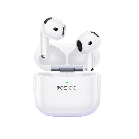 Handsfree Bluetooth Yesido TWS32, TWS, ANC, Valkoinen