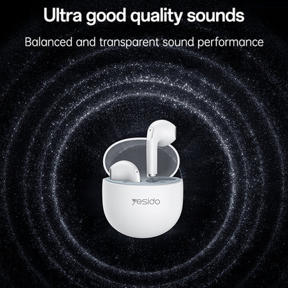 Handsfree Bluetooth Yesido TWS35, TWS, Valkoinen