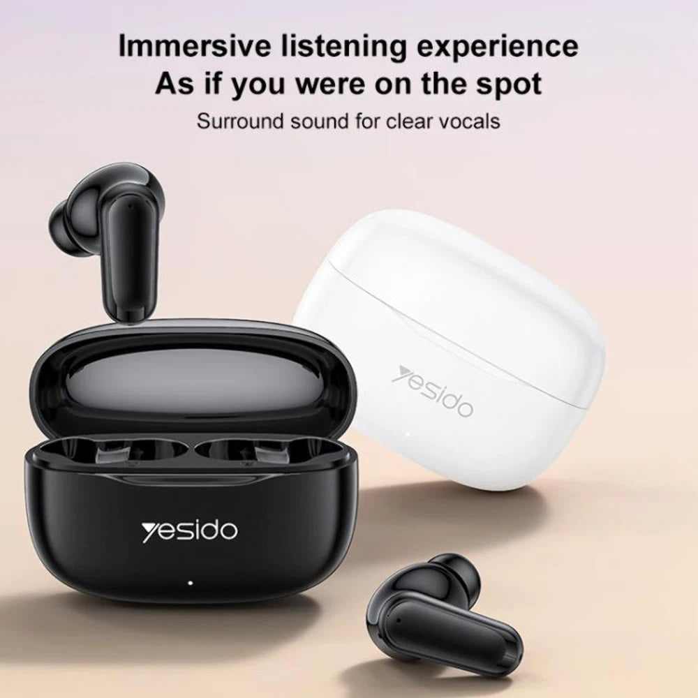 Handsfree Bluetooth Yesido TWS38, TWS, Valkoinen