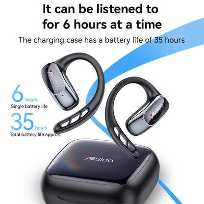 Handsfree Bluetooth Yesido YSP24, TWS, Musta