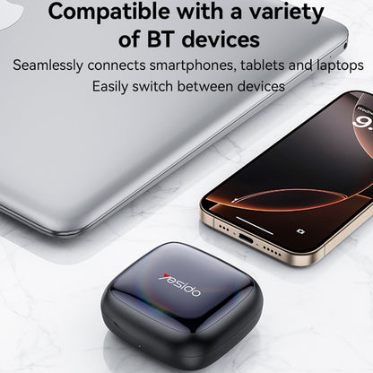 Handsfree Bluetooth Yesido YSP24, TWS, Musta