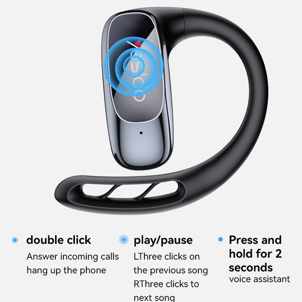 Handsfree Bluetooth Yesido YSP24, TWS, Musta