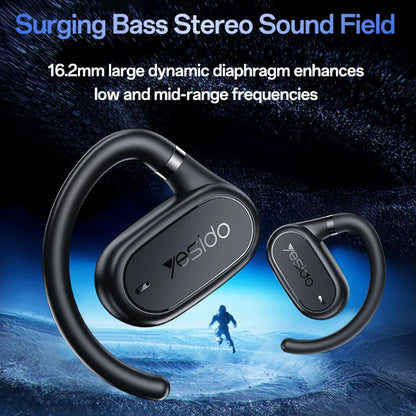 Handsfree Bluetooth Yesido YSP25, TWS, Musta