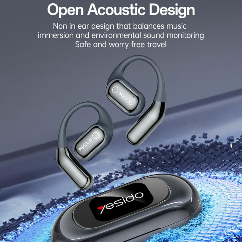 Handsfree Bluetooth Yesido YSP26, TWS, Musta