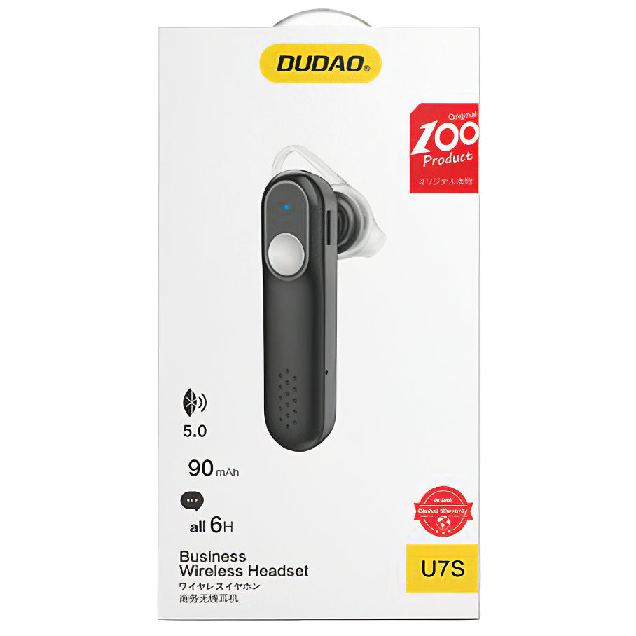 Handsfree Bluetooth Dudao U7S, Musta