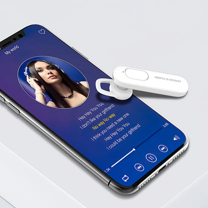 Handsfree Bluetooth XO Design BE4, MultiPoint, A2DP, Valkoinen