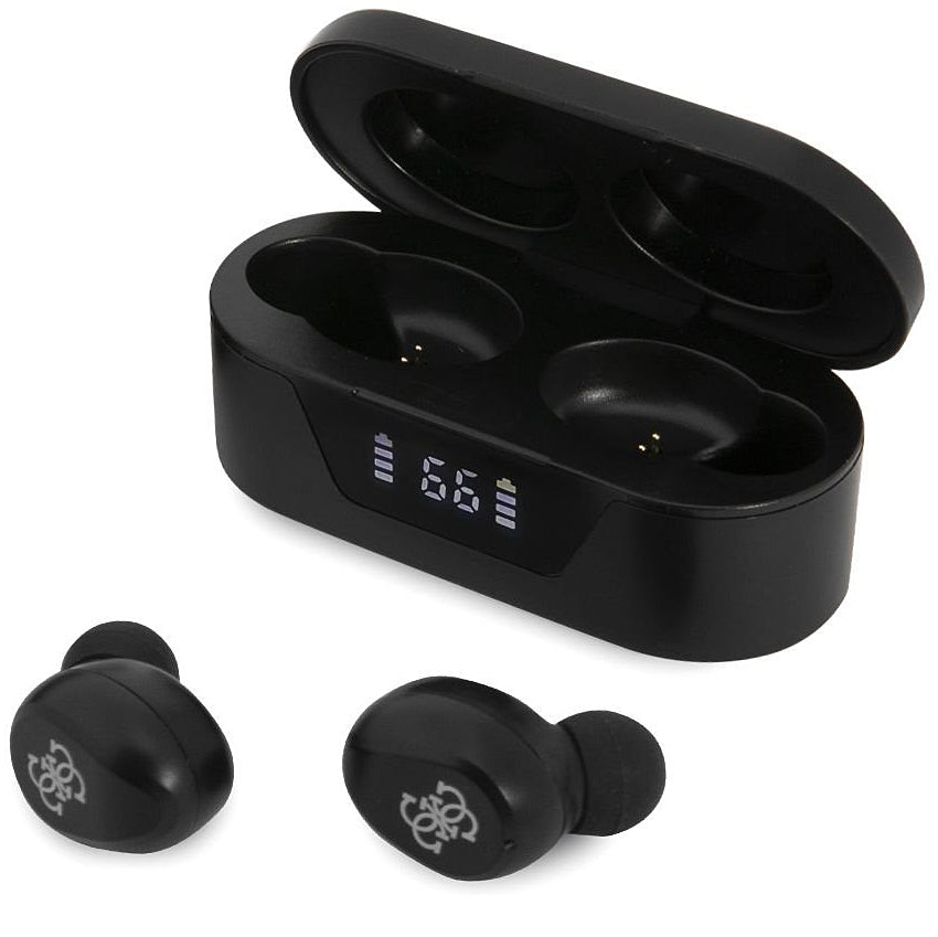 Handsfree Bluetooth Guess Classic Logo, TWS, Musta