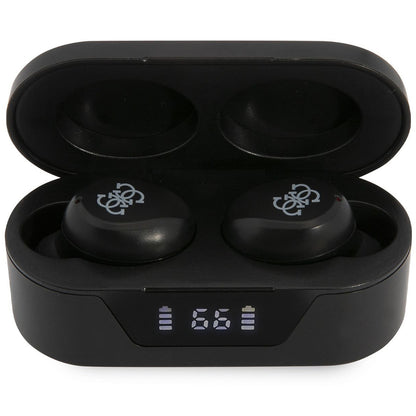 Handsfree Bluetooth Guess Classic Logo, TWS, Musta