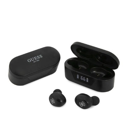 Handsfree Bluetooth Guess Classic Logo, TWS, Musta