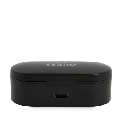 Handsfree Bluetooth Guess Classic Logo, TWS, Musta