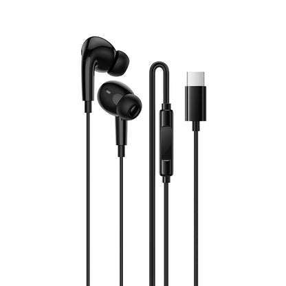 Handsfree USB-C Borofone BM100 Pro Fuente, Musta
